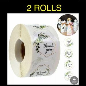THANK YOU STICKERS ENVELOPE SEAL SHIPPING SUPPLIES